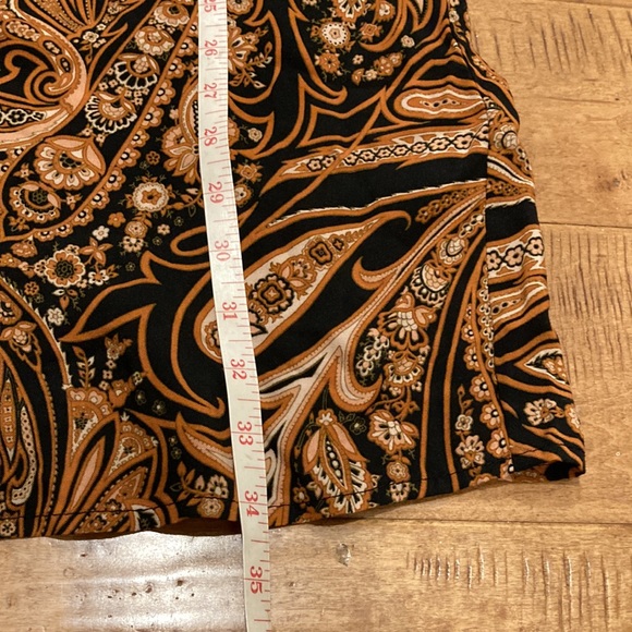 H&M Paisley Print Dress - Brown and Black - Picture 8 of 11